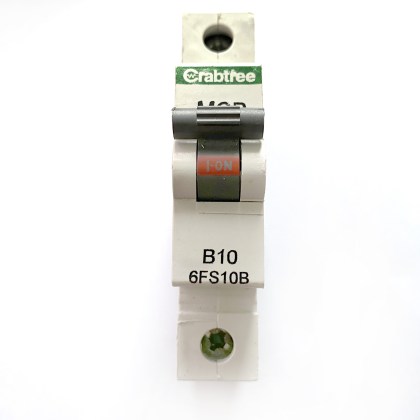 Crabtree 6FS10B B10 10A 10 Amp MCB Circuit Breaker Type B